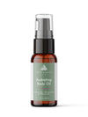 Hydrating body oil with lavender, bergamot and marjoram essential oils. 2-ounce amber glass bottle with treatment pump.